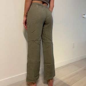 Parachute brand linen lounge pants